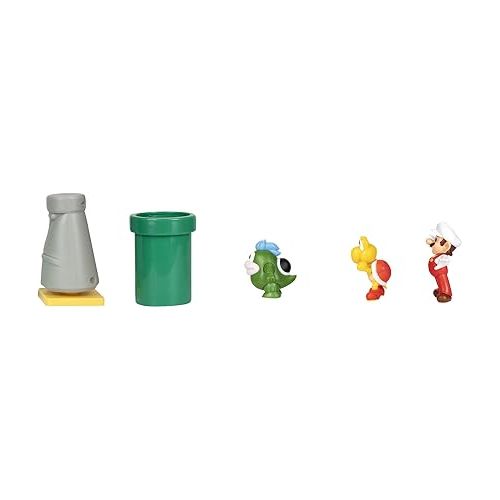 슈퍼마리오 Super Mario Action Figure Playset 2.5-Inch Desert Diorama Set