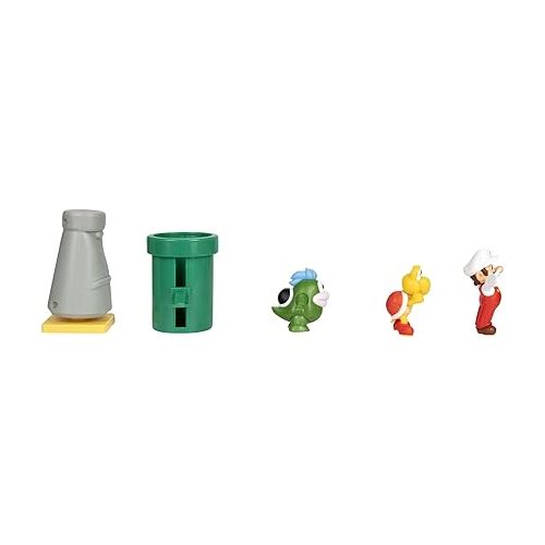 슈퍼마리오 Super Mario Action Figure Playset 2.5-Inch Desert Diorama Set