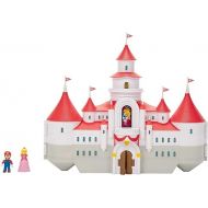 THE SUPER MARIO BROS. MOVIE - Mushroom Kingdom Castle Playset with Mini 1.25” Mario and Princess Peach Figures