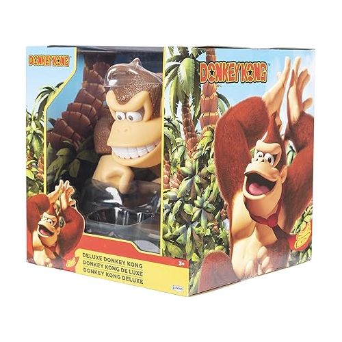 슈퍼마리오 Super Mario Donkey Kong 6-Inch Deluxe Action Figure, with Up to 10 Points of Articulation, Official Nintendo Licensed Product Action Figure, for Kids Ages 3+