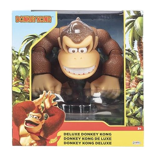 슈퍼마리오 Super Mario Donkey Kong 6-Inch Deluxe Action Figure, with Up to 10 Points of Articulation, Official Nintendo Licensed Product Action Figure, for Kids Ages 3+