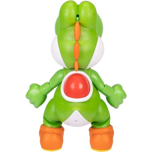 슈퍼마리오 Super Mario Let's Go, Yoshi! 12-Inch-Tall Interactive Action Figure with 20+ Iconic Sounds & Music - Officially Licensed by Nintendo