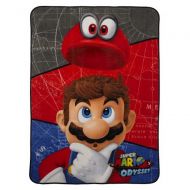 Super Mario Odyssey World Plush Throw Blanket - 62 in. x 90 in.