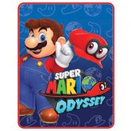 Super Mario Odyssey World Plush Throw Blanket - 46 in. x 60 in.