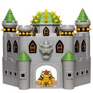 Nintendo Bowsers Castle Super Mario Deluxe Bowsers Castle Playset with 2.5 Exclusive Articulated Bowser Action Figure, Interactive Play Set with Authentic In-Game Sounds