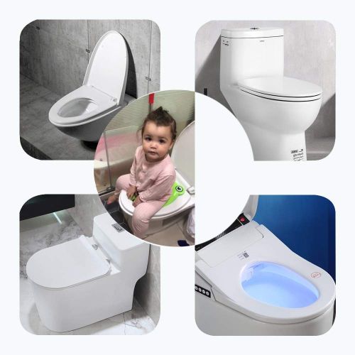 [아마존베스트]Super More Supermore Upgrade Folding Portable Travel Potty Seat Silicone Pads Home Reusable Toilet Potty...