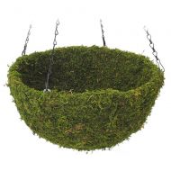 Super Moss SuperMoss (29200) MossWeave Hanging Basket - Round, Fresh Green, Large (16.5 Diameter)