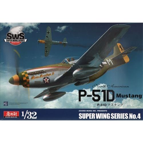  Super Wing Series 1:32 Zoukei-Mura P-51D Mustang Model Kit