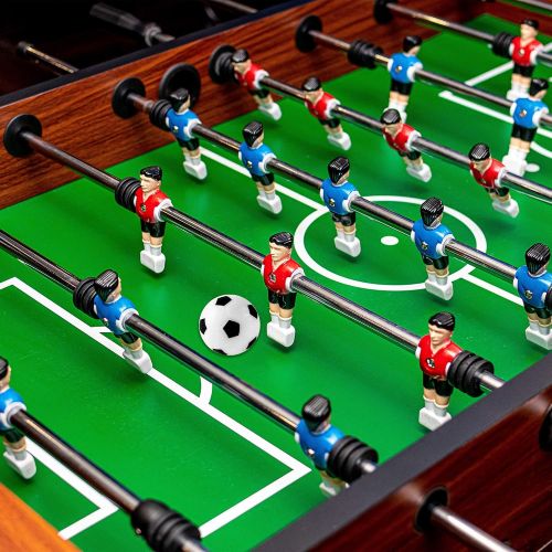  [아마존베스트]Table Soccer Foosballs Replacements Mini Black and White Soccer Balls - Set of 12