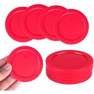 [아마존베스트]Super Z Outlet Home Air Hockey Red Replacement 2.5 Pucks for Game Tables, Equipment, Accessories (4 Pack)