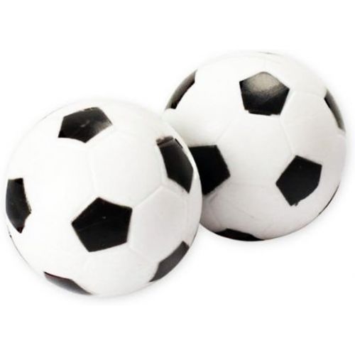  Super Z Outlet Table Soccer Foosballs Replacements Mini Black and White Soccer Balls - Set of 12