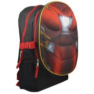 Super-Heroes Marvel DC Comics Superheroes Domed Shaped 3D Pop Out Boys 16 School Book Bag (Ironman)