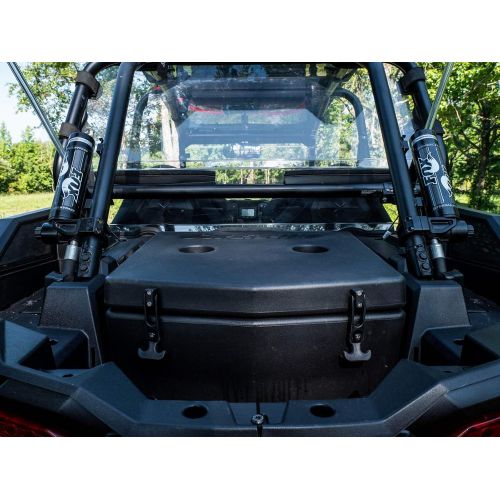  SuperATV.com SuperATV Cooler / Cargo Box for 2018+ Polaris RZR XP Turbo S / 2019+ RZR XP 4 Turbo S 30 Liter Capacity Built in Drain Plug Insulated to Keep Drinks Cold