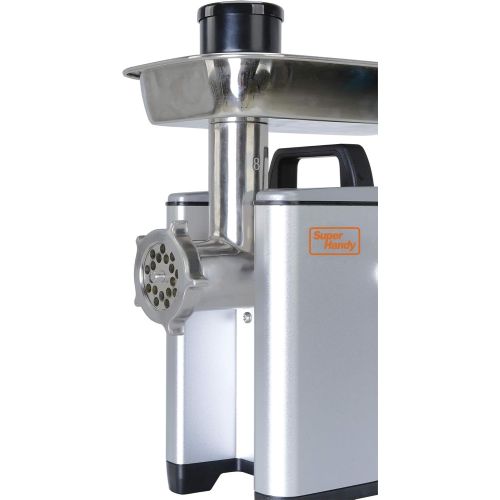  [아마존 핫딜] SuperHandy Meat Grinder Sausage Stuffer Electric #8 1/2 HP 240 LBS Per/Hour 370 Watts PRO Duty Aluminum Body Commercial Grade Stainless Steel Cutlery Feeding Tray & Neck