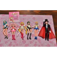 SuperHappyShop vintage Sailor Pluto Super Sailor Moon Adventure Figure Posable Doll vintage irwin figurine 1997 Sailor Neptune Chibimoon Tuxedo Mask Uranus