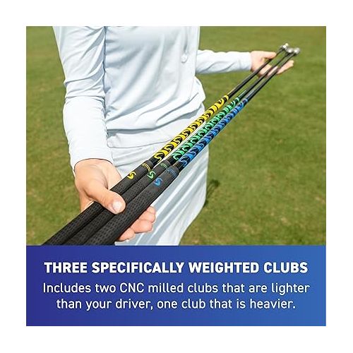  SuperSpeed Golf Ladies Golf Training System, Yellow, Green, Blue, Ladies Training System (SSLS)