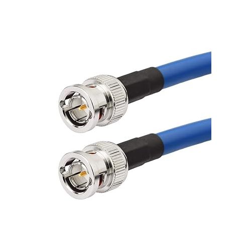  Superbat SDI Cable BNC Cable 3G/6G/12G (Belden 1694A)，10FT/15FT/30FT/50FT/100FT/200FT,Supports HD-SDI/3G-SDI/4K/8K，SDI Video Cable Precision Video Cable(1Pcs)