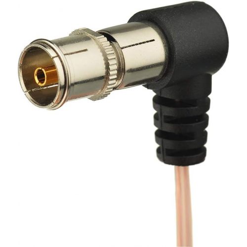 Superbat FM Antenna Dipole Antenna Indoor 75 Ohm with F Type Male Connector for Yamaha JVC Sony Bose Natural Sound Stereo Receiver