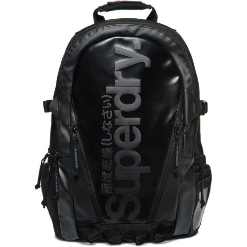  Superdry Mens Mono Tarp Backpack, black, One Size