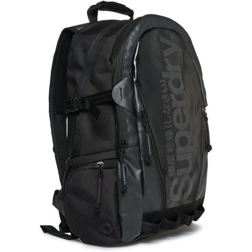  Superdry Mens Mono Tarp Backpack, black, One Size