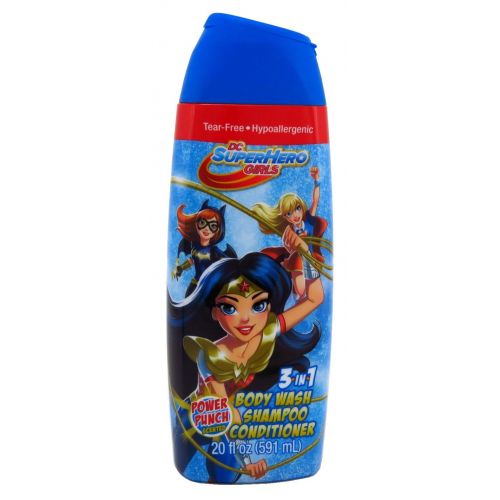  Superhero Girls Body Wash 3-In-1 20 Ounce Power Punch (6 Pack)