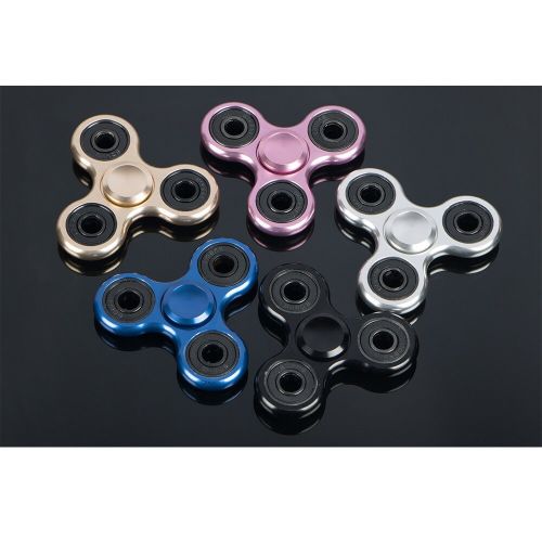  Superior Metalic Fidget Spinner 3 Side