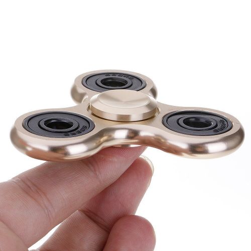  Superior Metalic Fidget Spinner 3 Side