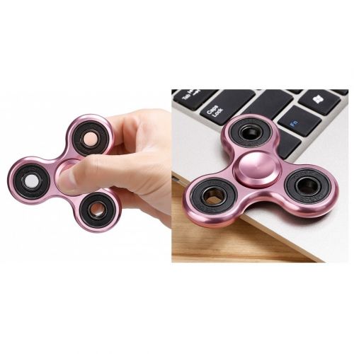  Superior Metalic Fidget Spinner 3 Side