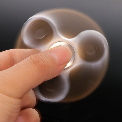  Superior Metalic Fidget Spinner 3 Side