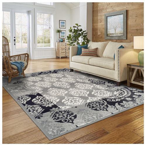  Superior Mystique 8 x 10 Area Rug, Contemporary Living Room & Bedroom Area Rug, Anti-Static and Water-Repellent for Residential or Commercial Use, 8-feet by 10-feet