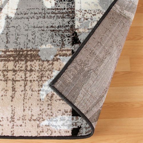  Superior Pastiche Collection Area Rug - Jute Backing, Geometric Modern Area Rug, Neutral Color, Affordable Rug, 8 x 10