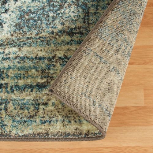  Superior Designer Salford Area Rugs 9 x 12 Blue-Beige