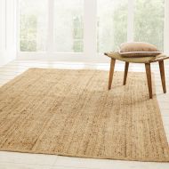 Superior Natural Braided Collection Hand Woven Jute Rug, 3 X 5