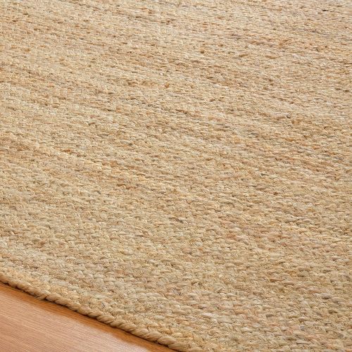  Superior Natural Braided Collection Hand Woven Jute Rug, 3 X 5