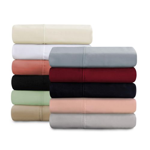  Superior Anti-Microbial 100% Cotton, 300 Thread Count Sheet Set, Full, Tan