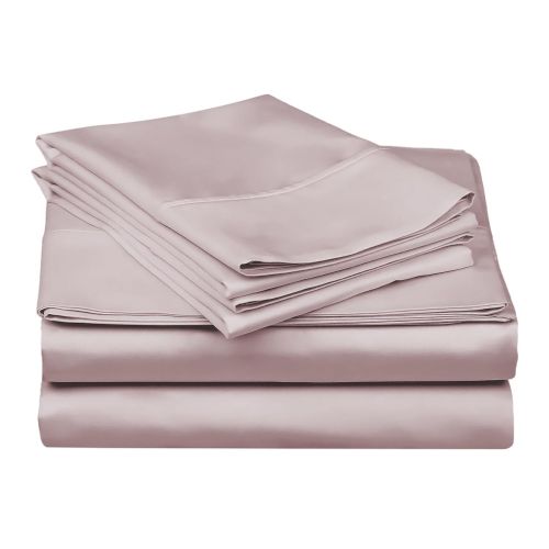  Superior 100% Premium Combed Cotton, 300 Thread Count 4-Piece Bed Sheet Set, Single Ply Cotton, Deep Pocket Fitted Sheets, Soft and Luxurious Bedding Sets - Queen Waterbed, Lavende