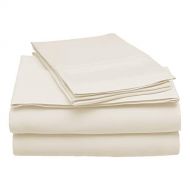Superior 100% Modal 4-Piece Solid Sheet Set, Queen, Ivory