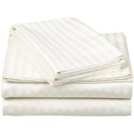 Superior Impressions by Luxor Treasures 100% Egyptian Cotton 650 Thread Count Sheet Set, Ivory, Twin, 3-Piece