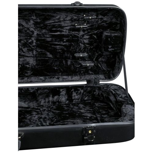  Superior CF-3760B Standard Fiberglass Rectangular Violin Case - Black