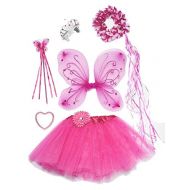 Superior Imagination Pink Fairy Princess Costume Set--6 Piece