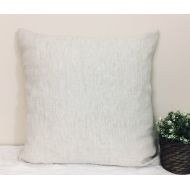 SuperiorCustomLinens Natural Linen Euro Sham Covers, NO Dye, No Coloring, accented pillow covers, square pillow covers, 12x16, 16x16, 18x18, 20x20, 24x24, 26x26