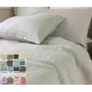 SuperiorCustomLinens Natural Linen Duvet cover, Multiple Colors (40+), Natural Linen bedding, Available in Queen, King, Twin, Full, Custom Size Welcome