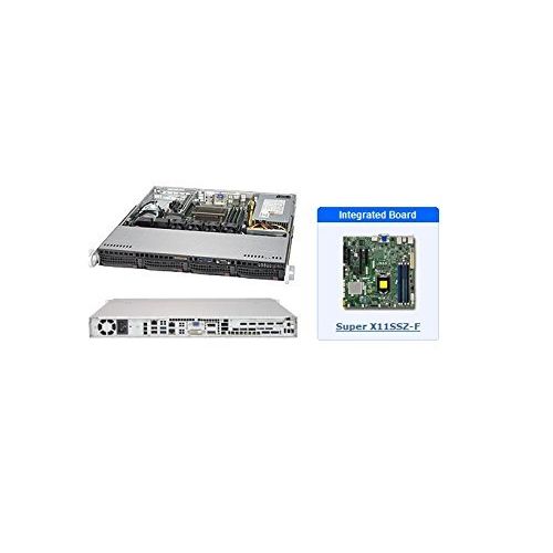  Supermicro SYS-5019S-M2 1U Server with X11SSZ-QF Motherboard