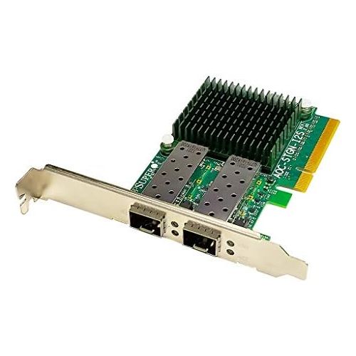  Supermicro The Ultimate Dual-Port 10 Gigabit Ethernet Controller with The Flexibility and S (AOC-STGN-I2S)