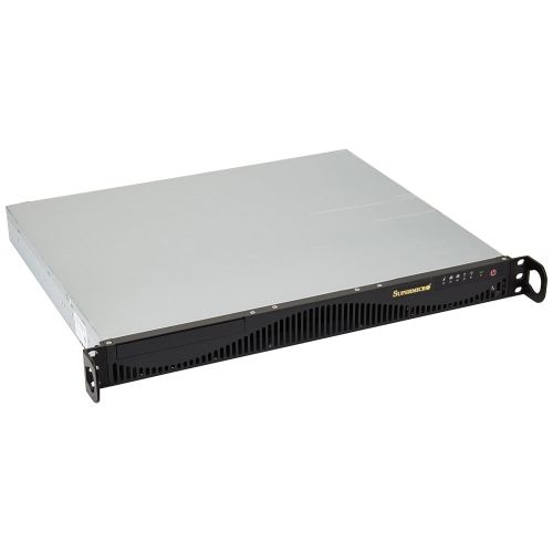  Supermicro SuperServer LGA1150 350W 1U Rackmount Server Barebone System, Black SYS-5018D-MF