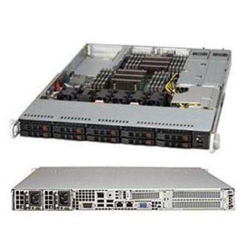  Supermicro SuperChassis CSE-116AC-R700WB 700W750W 1U Rackmount Server Chassis (Black)