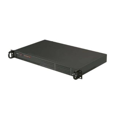  Supermicro SuperServer SYS-5015A-EHF-D525 Intel Atom D525 200W 1U Rackmount Server Barebone System (Black) (SYS-5015A-EHF-D525)