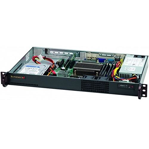  Supermicro SuperServer 5017C-LF Barebone System - 1U Rack-mountable - Intel C202 Chipset - Socket H2 LGA-1155-1 x Total Processor - Xeon, Core i3, Pentium Dual-core Support - Black