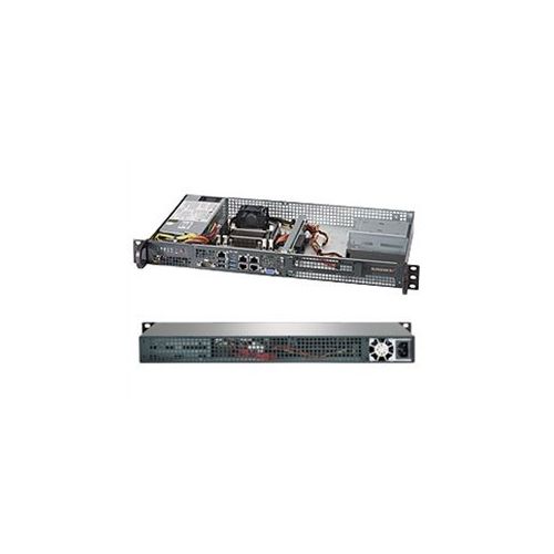  Supermicro Barebone Sever SYS-5018A-FTN4 1U Atom C2758 2x3.5inch SATA PCI Express DDR3 200W Retail