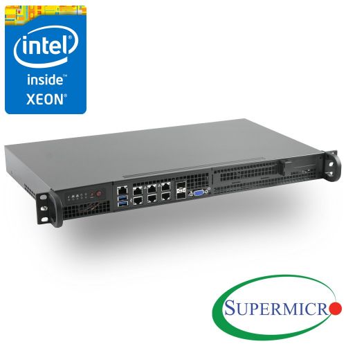  Supermicro SuperServer 5018D-FN8T Xeon D Mini 1U Rackmount,10GbE LAN, SFP+, IPMI